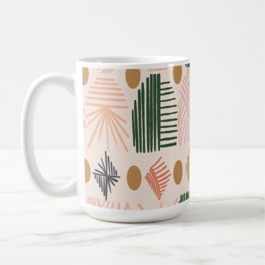 Mug Tissus de moisissure tribaux des Caraïbes : Boho v (Gauche)