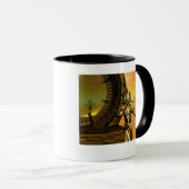 MUG TITAN DANS LE DÉSERT D'HYPERION (Devant droit)