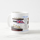 Mug Titanic, le navire le plus célèbre du monde (Devant gauche)