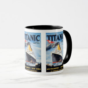 Mug Titanic White Star Line - Le plus grand Liner du m