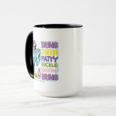 Mug Titans Ados, allez ! | Cyborg Burger Rap (Devant gauche)