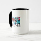 Mug Titans Ados, allez ! | Graphique Arsenal de Cyborg (Devant gauche)