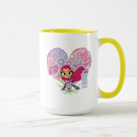 Mug Titans Ados, allez ! | Graphique de pointes cardia (Droite)