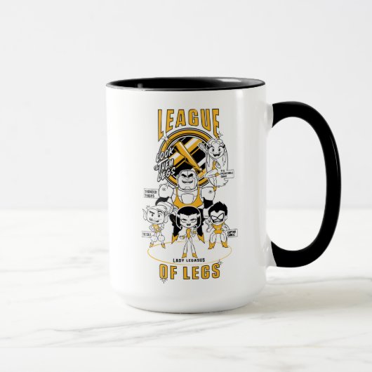 Mug Titans Ados, allez ! | Ligue des jambes (Droite)