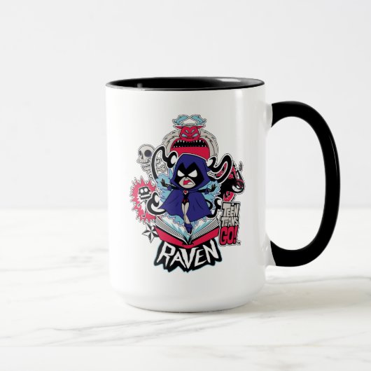 Mug Titans Ados, allez ! | Raven puissance démoniaque  (Droite)