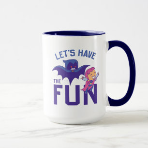 Mug Titans Ados, allez !   Starfire & Raven "Ayez Le P