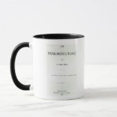 Mug Titlepage à mourir Traumdeutung par Sigmund Freud (Gauche)