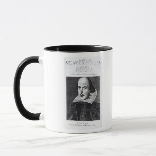 Mug Titlepage, 'M. William Shakespeares (Gauche)