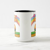 Mug Titre de Burger Happy Jump Style (Centre)