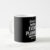 Mug Titre du travail du planificateur d'événements (Devant gauche)