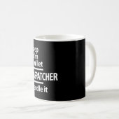 Mug Titre du travail du répartiteur Cadeau (Devant droit)