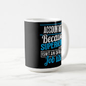 Mug Titre officiel du poste comptable (Devant droit)