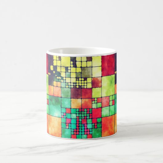 Mug Titres Abstraits d'automne (Centre)