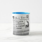 Mug Titres d'organiste (orthographe BRITANNIQUE) - (Centre)