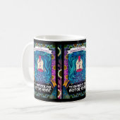 Mug TMH Psychedelic Flower Power Kiss (Devant gauche)