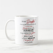 Mug To my daughter (Gauche)
