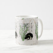 Mug Toad de grenouille botanique japonaise du XVIIIe s (Devant droit)