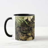 Mug Toad et Dogwood de style Art nouveau néerlandais (Gauche)