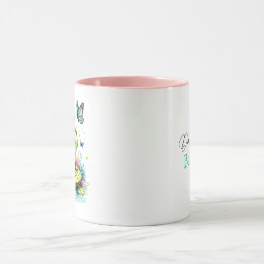 Mug Toad Whimsical, Fleurs et Papillons (Centre)