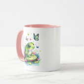 Mug Toad Whimsical, Fleurs et Papillons (Devant gauche)