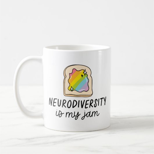 Mug Toast au Rainbow Neurodiversité Est Mon Truc (Gauche)