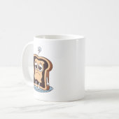 Mug Toast brûlé avec crise existentielle (Devant gauche)