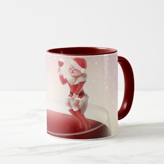 Mug Toast de Noël Meowy (Devant droit)
