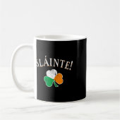 Mug Toast Slainte Drapeau Irlande Trèfle St. Patrick J (Gauche)