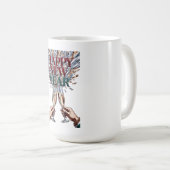 Mug Toasting Hands T-Shirt, Confetti Shower Premium (Devant droit)
