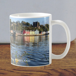 Mug Tobermory, Île de Mull, Ecosse avec Fleurs