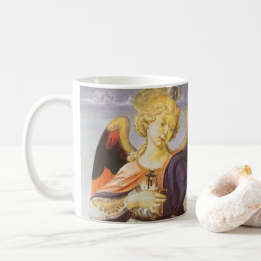 Mug Tobias et l'Ange par Andrea del Verrocchio (Avec donut)