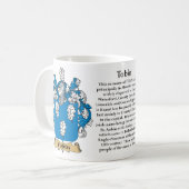 Mug Tobin, l'origine, la signification et la crête (Devant gauche)