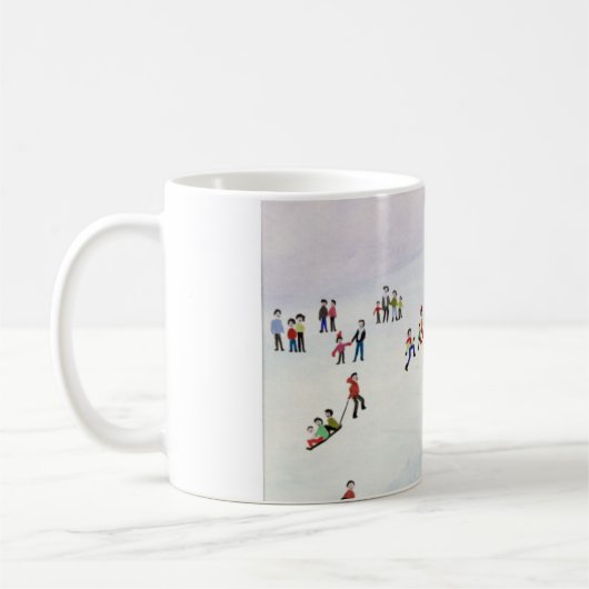Mug Toboggan ou pas au toboggan 1990 (Gauche)