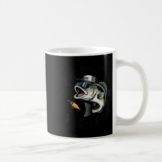 Mug Toddler Boy Here-fishy Funny Fishing Buddy B Fishe (Droite)