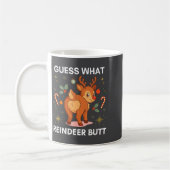 Mug Toddler Christmas Ugly Sweater Guess What Reindeer (Gauche)