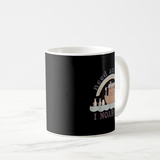 Mug Toddler Need An Ark I A Noah Guy Funny Christian K (Devant droit)