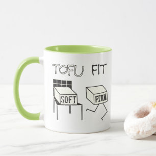 Mug Tofu Fit Funny Running Tofu Soy thème