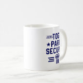 Mug Toga Party Security - Funny Toga Party Costume (Devant droit)