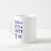 Mug Toga Party Security - Funny Toga Party Costume (Devant gauche)