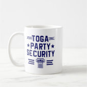 Mug Toga Party Security - Funny Toga Party Costume (Gauche)