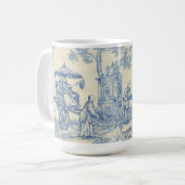 Mug Toile bleu chinois (Devant gauche)