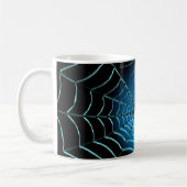 Mug Toile d'araignée bleu cool (Gauche)