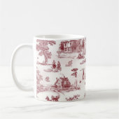 Mug Toile De Jouy - après-midi vintage (Gauche)