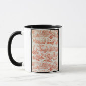 Mug Toile de Jouy, illustrant les processus du manuf (Gauche)