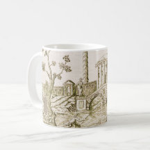 Toile de Jouy sépia