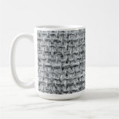 Mug Toile de jute grise (Gauche)