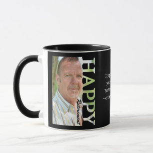 Mug Toile de photo de retraite Retraite personnalisé