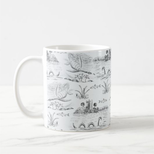 Mug Toile du Loch Ness (Gauche)