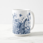 Mug Toile française avec torsion monstre (Devant droit)