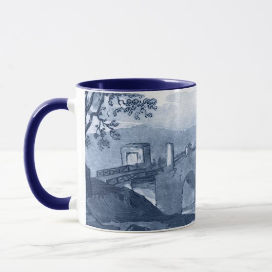 Mug Toile pastorale - Pont (Gauche)